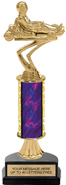 11 inch Gold Stem Riser Trophy on Horseshoe Synthetic Base