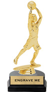 Figure on Marble Tone Horseshoe Bases [6 inch]