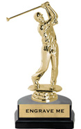 Figure on Marble Tone Horseshoe Bases [6 inch]