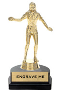 Figure on Marble Tone Horseshoe Bases [6 inch]