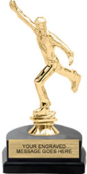 Figure on Marble Tone Horseshoe Bases [6 inch]
