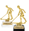 Figure on Marble Tone Horseshoe Bases [6 inch]