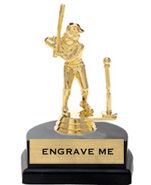 Figure on Marble Tone Horseshoe Bases [6 inch]