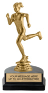 Figure on Marble Tone Horseshoe Bases [6 inch]
