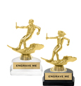 Figure on Marble Tone Horseshoe Bases [6 inch]