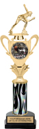 1/2 Cup Insert Riser Trophy on Horseshoe Synthetic Base [14 inch]