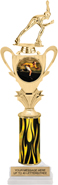 1/2 Cup Insert Riser Trophy on Horseshoe Synthetic Base [16 inch]