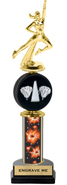 14 inch Spinning Squeezable Cheer Riser Trophy