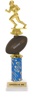 14 inch Spinning Squeezable Football Riser Trophy