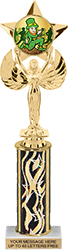 Star Victory Color Insert Trophy w/ Column