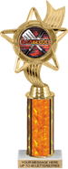 10.5 inch Color Insert Trophy w/ Column