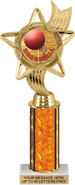 10.5 inch Color Insert Trophy w/ Column