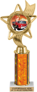 10.5 inch Color Insert Trophy w/ Column