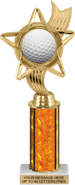 10.5 inch Color Insert Trophy w/ Column