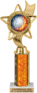 10.5 inch Color Insert Trophy w/ Column