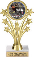 Shooting Stars Color Insert Trophy [7 inch]