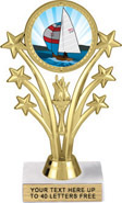 Shooting Stars Color Insert Trophy [7 inch]