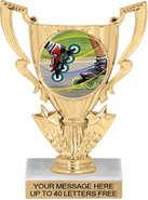 1/2 Cup Color Insert Trophy [6 inch]