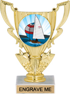 1/2 Cup Color Insert Trophy [6 inch]