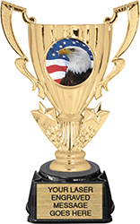 1/2 Cup Color Insert Trophy [9 inch] large