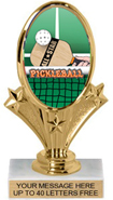 Oval-Shaped Color Insert Trophy