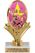 Oval-Shaped Color Insert Trophy