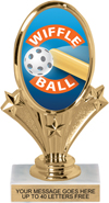 Oval-Shaped Color Insert Trophy