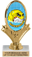 Oval-Shaped Color Insert Trophy