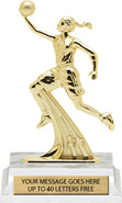 Basketball All Star Sport Figure on Marble Tone Base [6 inch] Female
