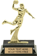 Basketball All Star Sport Figure on Marble Tone Base [6 inch] Male