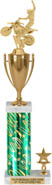 Square/Oval Column Trophy w/ Trim [19 inch]