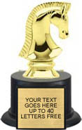 Trophy: Figure on black weighted base [7 inch]