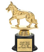 Trophy: Figure on black weighted base [7 inch]