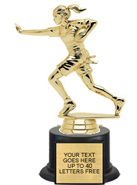 Trophy: Figure on black weighted base [7 inch]