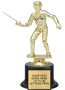 Trophy: Figure on black weighted base [7 inch]