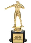 Trophy: Figure on black weighted base [7 inch]