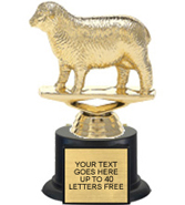 Trophy: Figure on black weighted base [7 inch]
