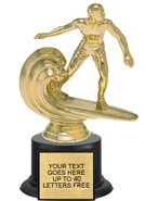 Trophy: Figure on black weighted base [7 inch]