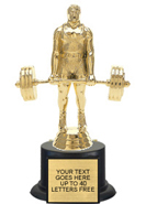 Trophy: Figure on black weighted base [7 inch]