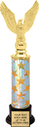 12 inch Trophy on weighted black base