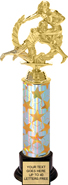 12 inch Trophy on weighted black base