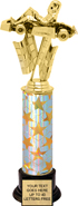 12 inch Trophy on weighted black base