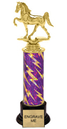 12 inch Trophy on weighted black base