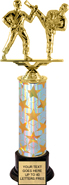 12 inch Trophy on weighted black base