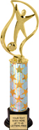 12 inch Trophy on weighted black base