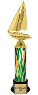 13 inch Trophy on weighted black base