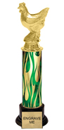 13 inch Trophy on weighted black base