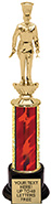 13 inch Trophy on weighted black base