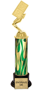 13 inch Trophy on weighted black base