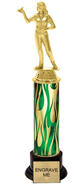 13 inch Trophy on weighted black base